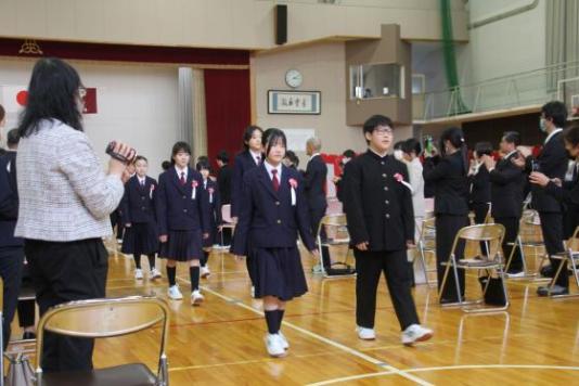 上松小学校・中学校入学式